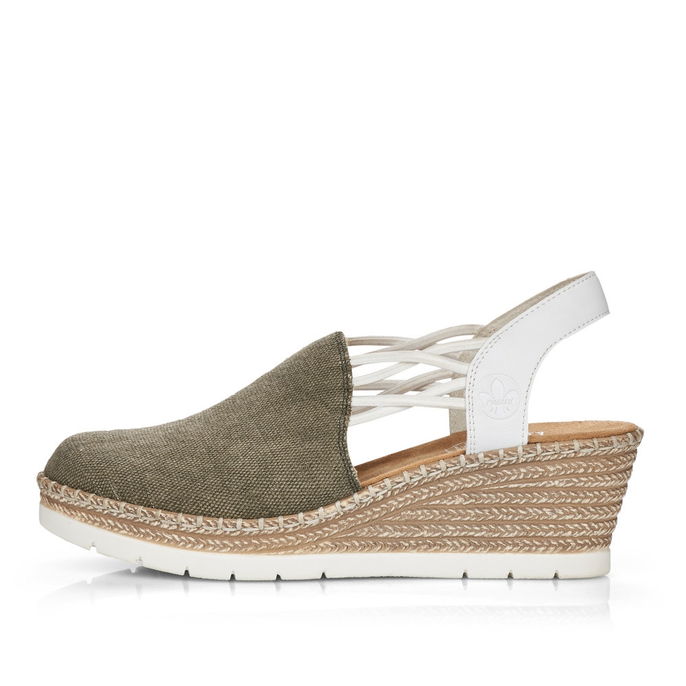 detail Dámské sandály RIEKER RIE-10200997-S3 zelená