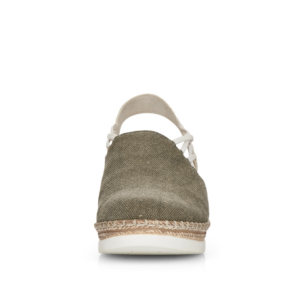 detail Dámské sandály RIEKER RIE-10200997-S3 zelená