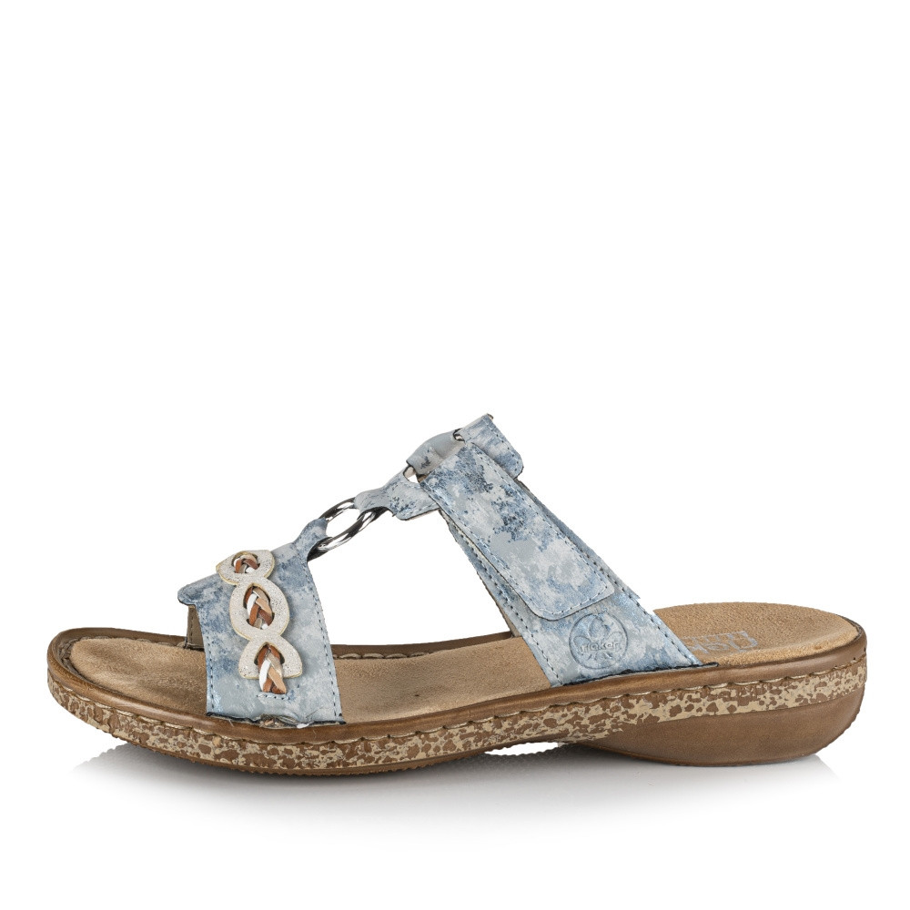 detail Dámské nazouváky RIEKER RIE-10201007-S2 modrá