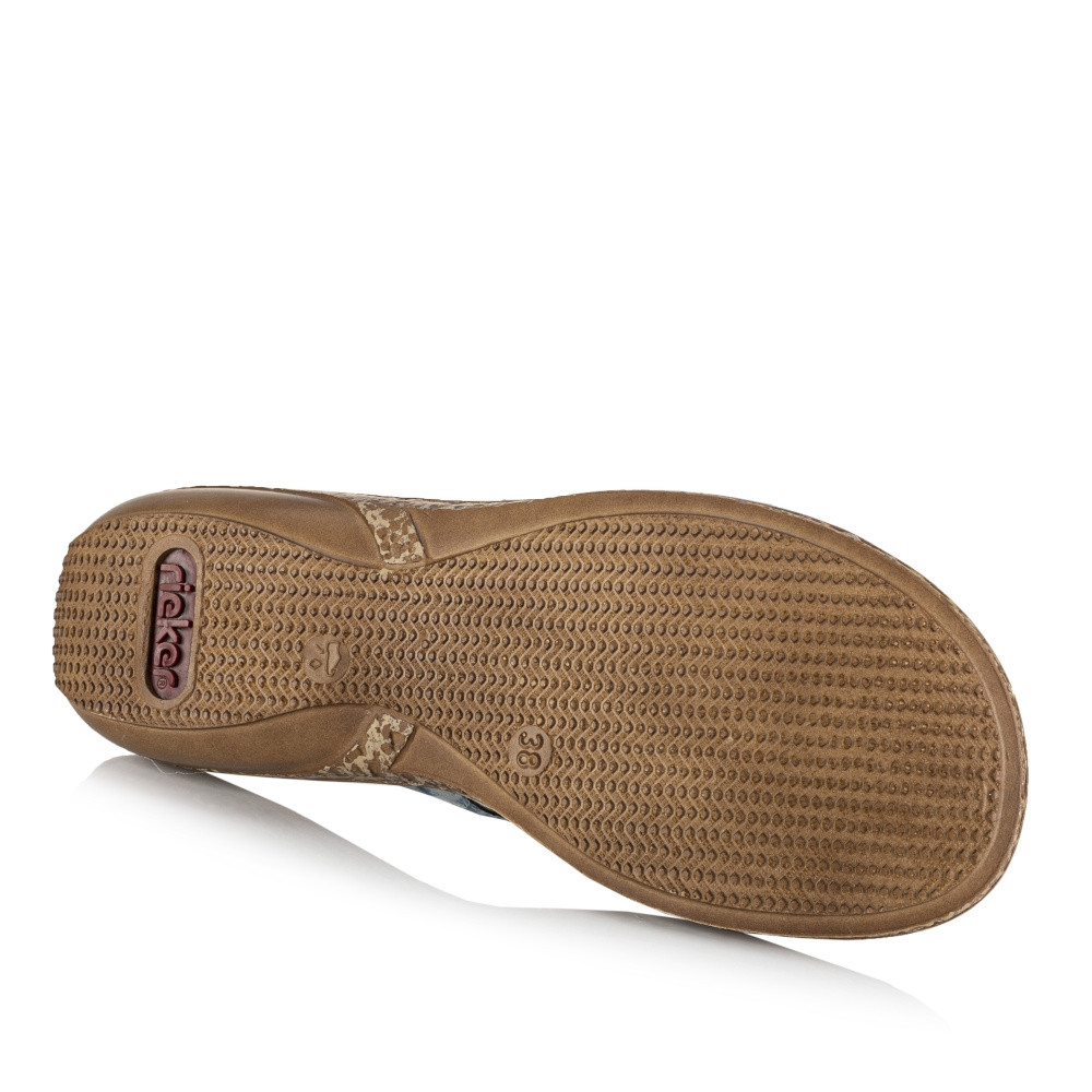 detail Dámské nazouváky RIEKER RIE-10201007-S2 modrá