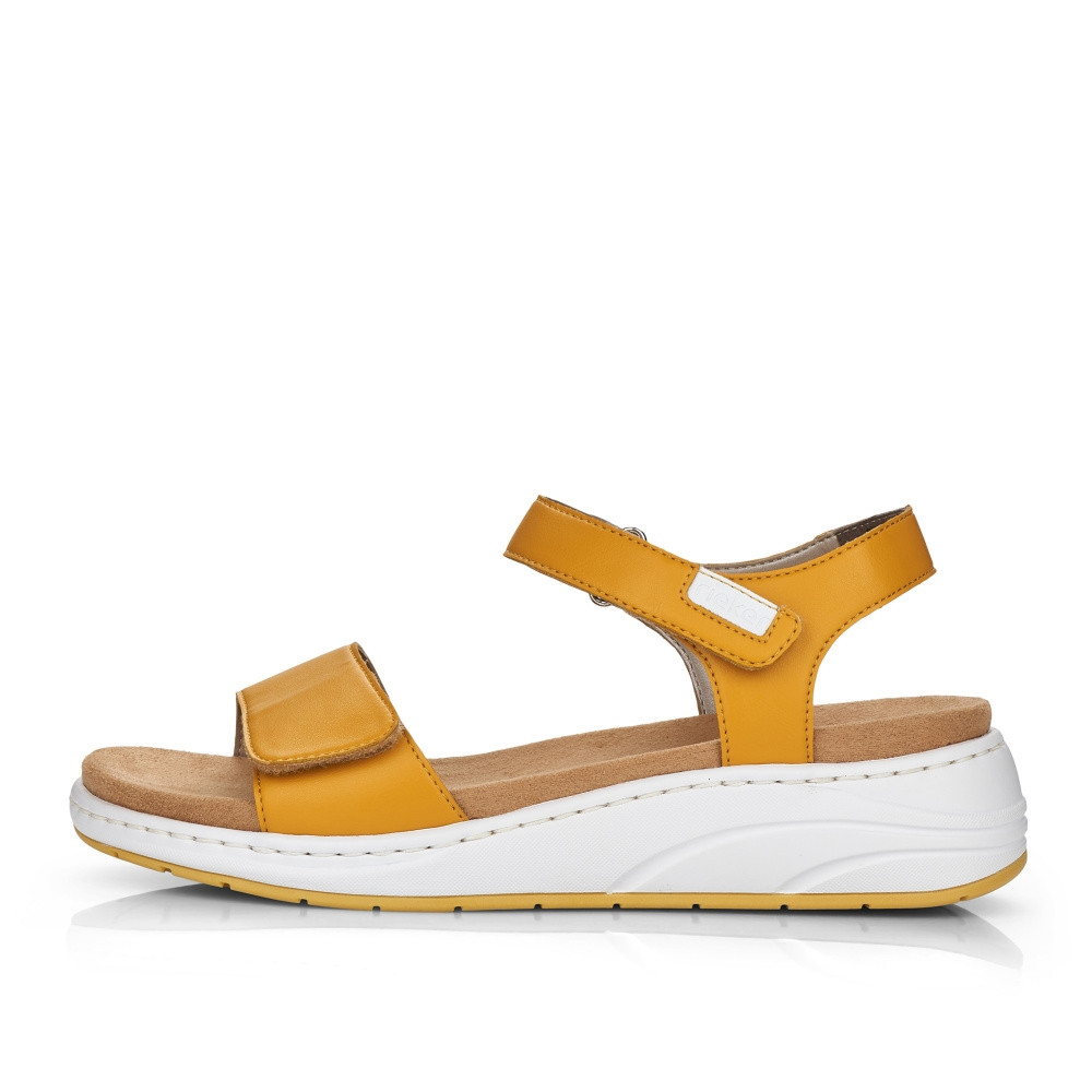 detail Dámské sandály RIEKER RIE-10201019-S2 žlutá