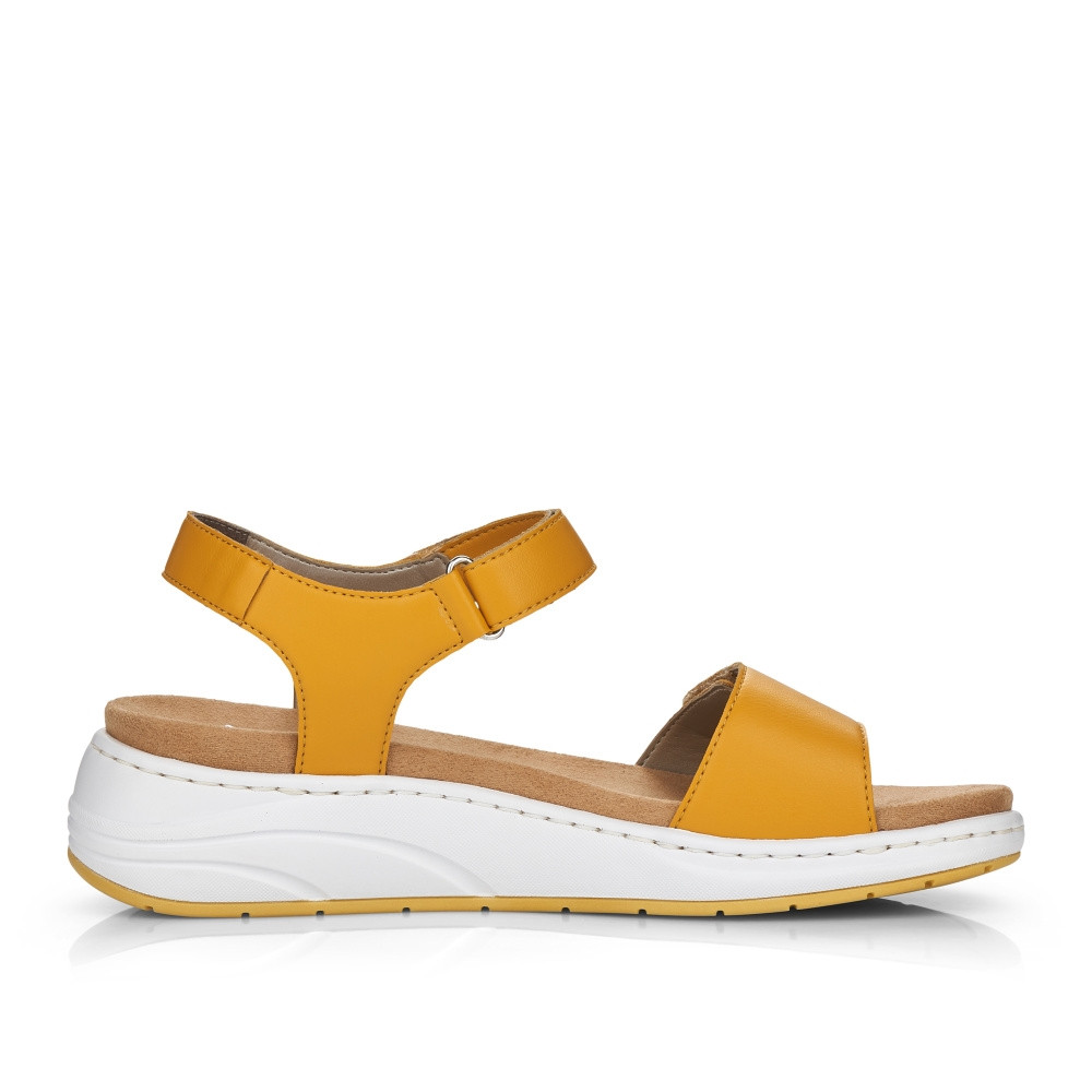 detail Dámské sandály RIEKER RIE-10201019-S2 žlutá