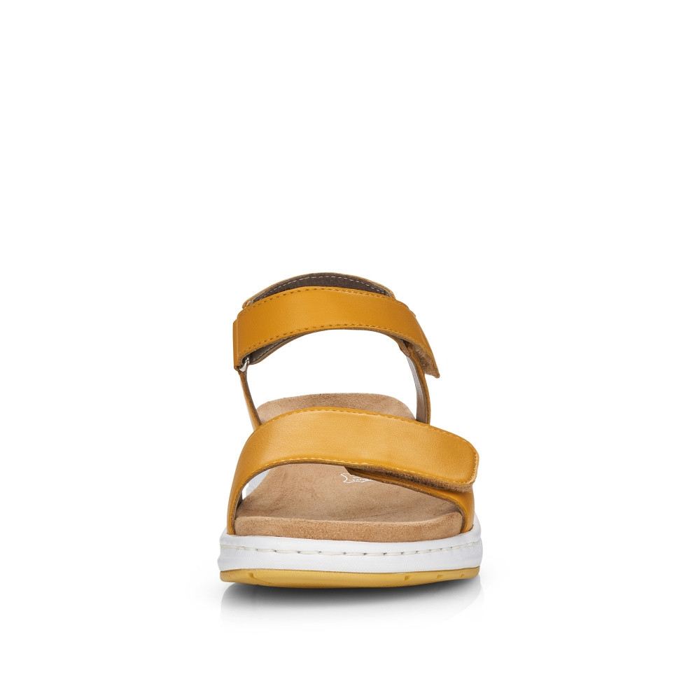 detail Dámské sandály RIEKER RIE-10201019-S2 žlutá