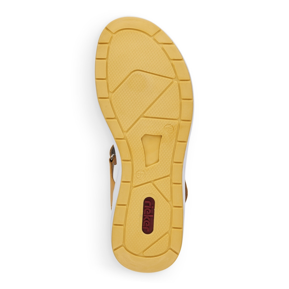 detail Dámské sandály RIEKER RIE-10201019-S2 žlutá