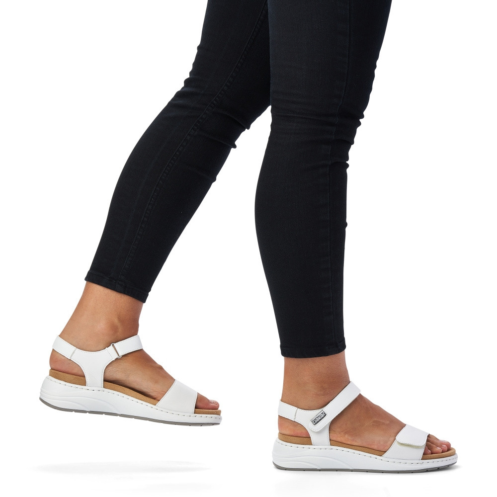 detail Dámské sandály RIEKER RIE-10201020-S3 bílá