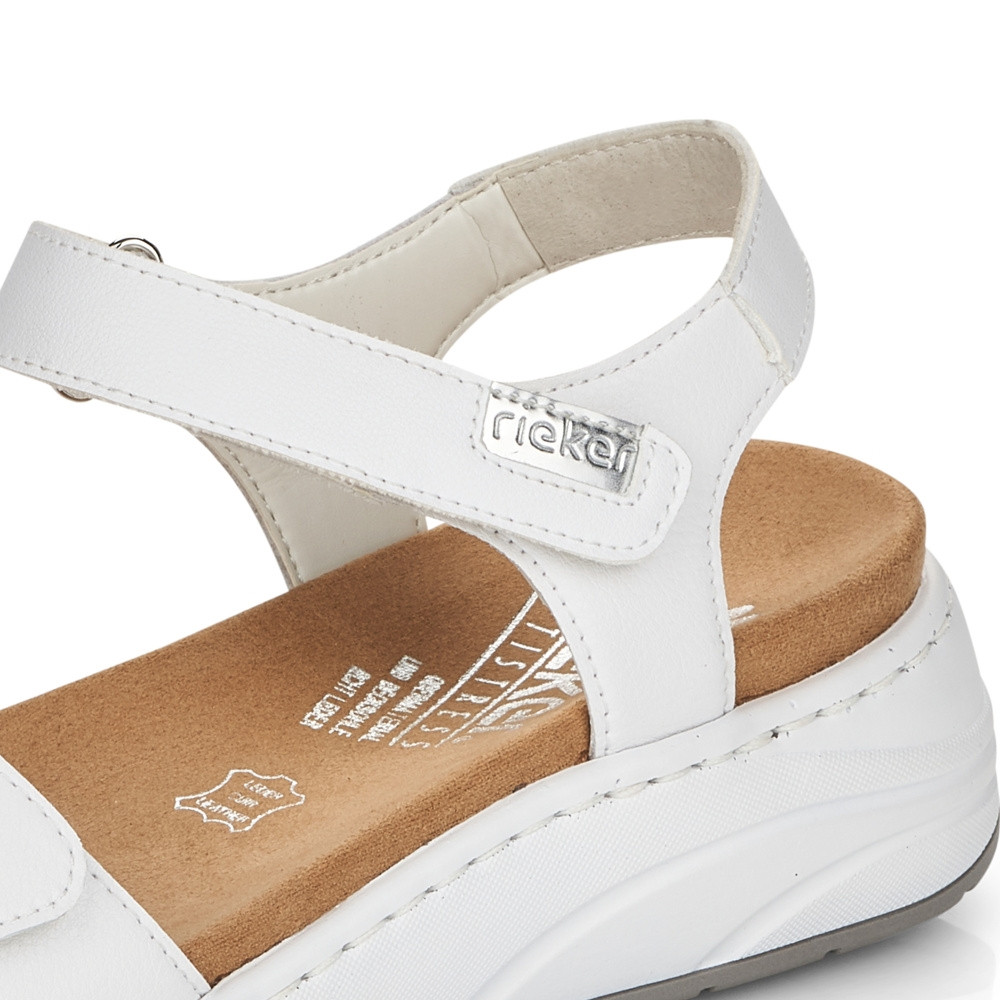 detail Dámské sandály RIEKER RIE-10201020-S3 bílá