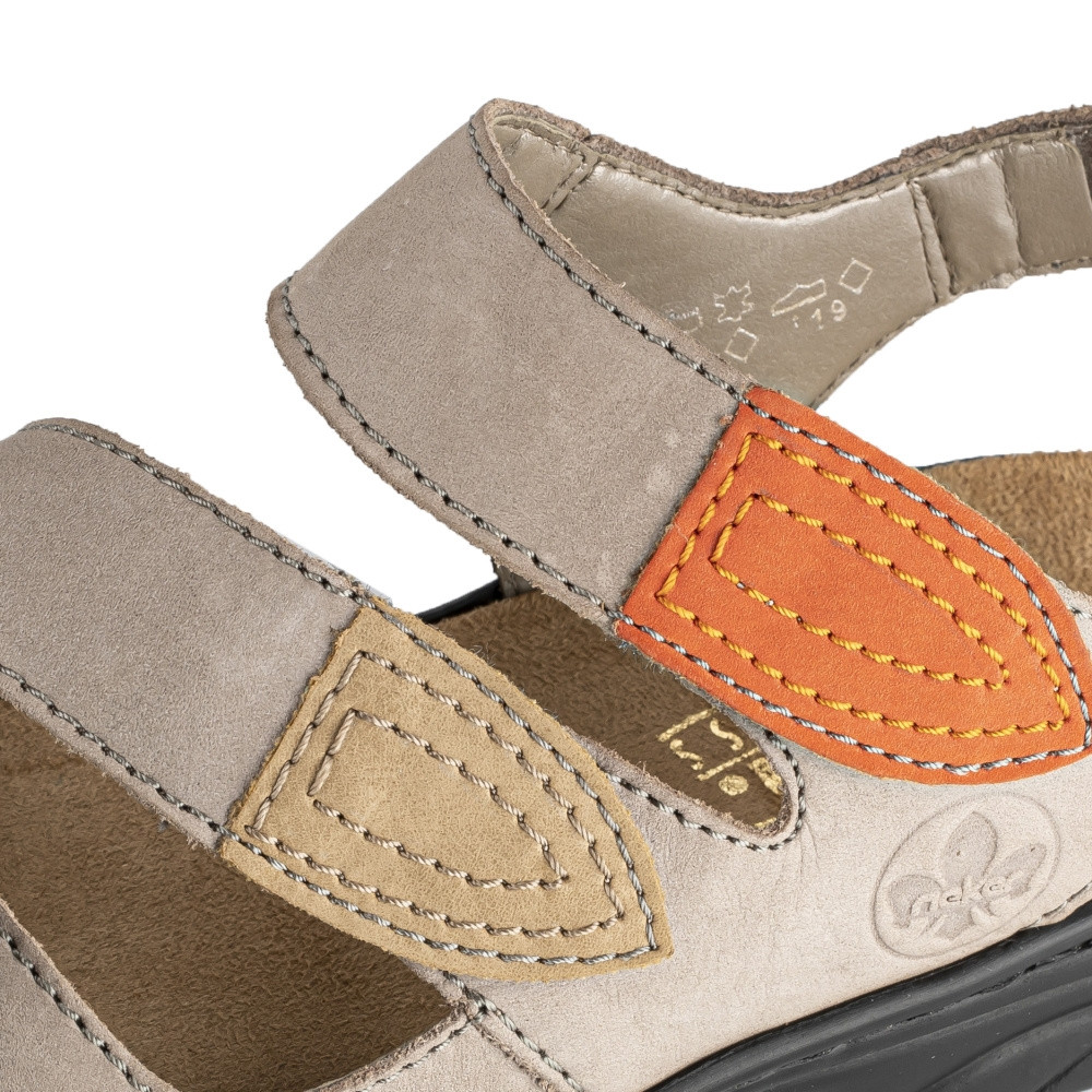 detail Dámské sandály RIEKER RIE-10201022-S2 šedá