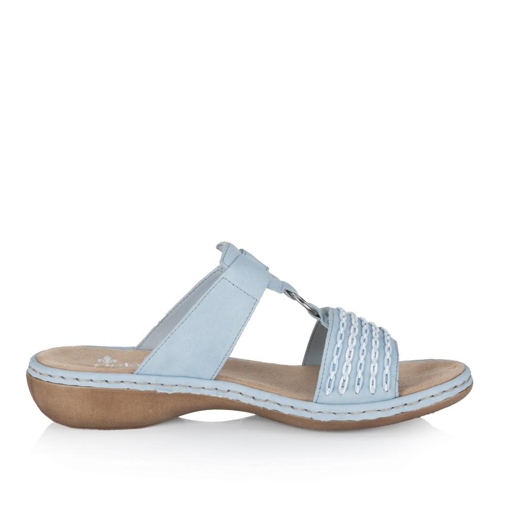 detail Dámské nazouváky RIEKER RIE-10201034-S2 modrá