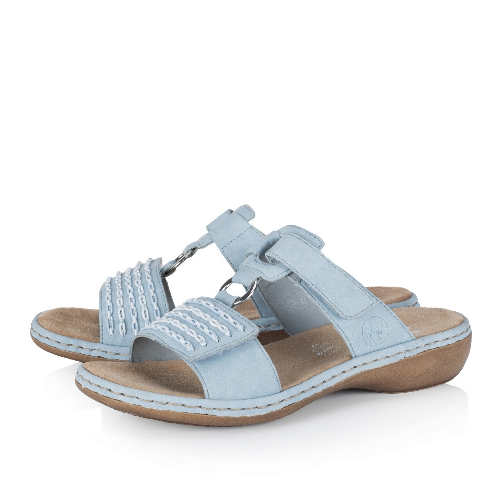 detail Dámské nazouváky RIEKER RIE-10201034-S2 modrá