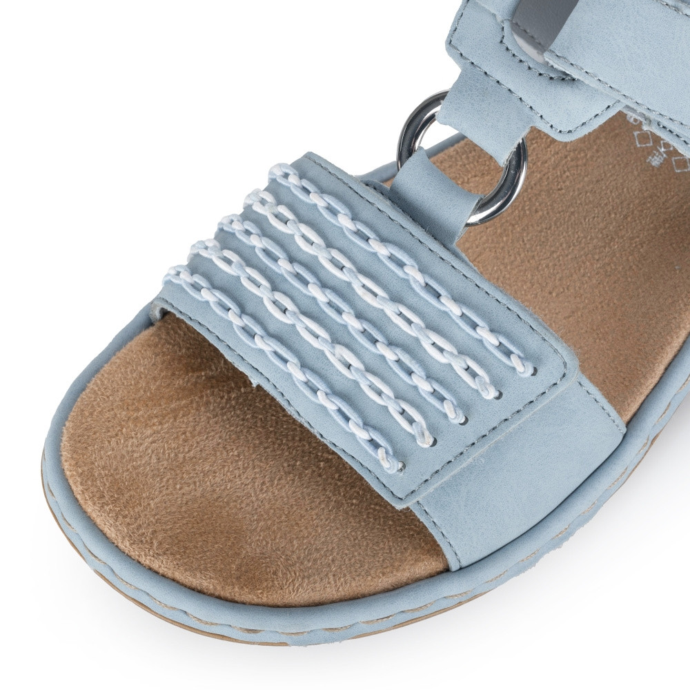 detail Dámské nazouváky RIEKER RIE-10201034-S2 modrá