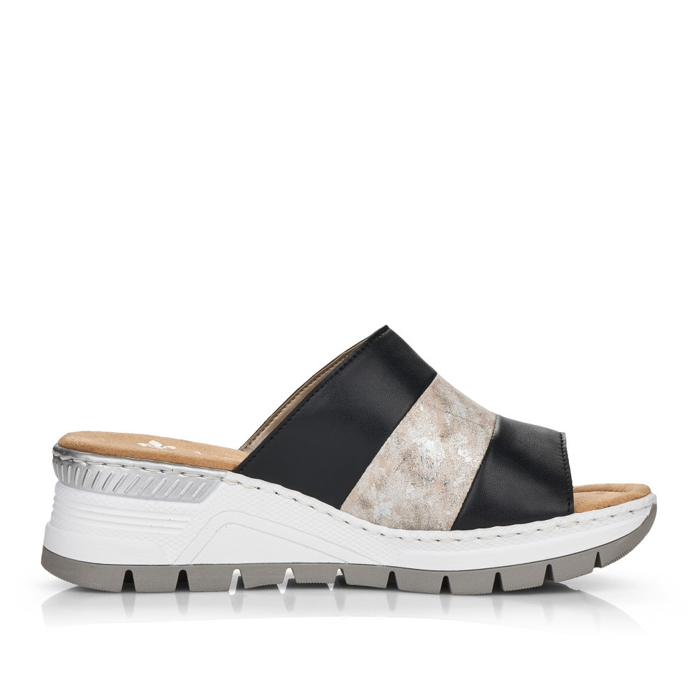 detail Dámské nazouváky RIEKER RIE-10201039-S2 černá