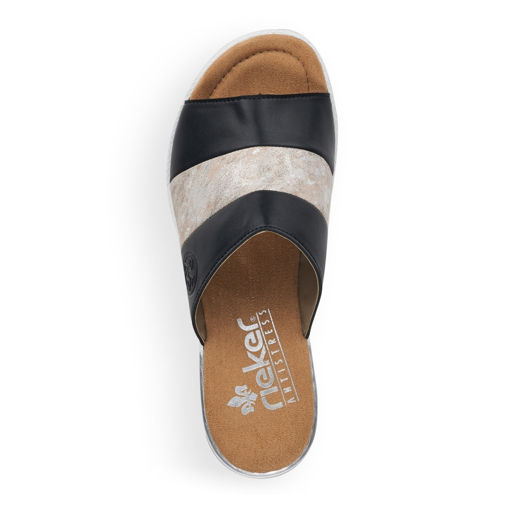 detail Dámské nazouváky RIEKER RIE-10201039-S2 černá