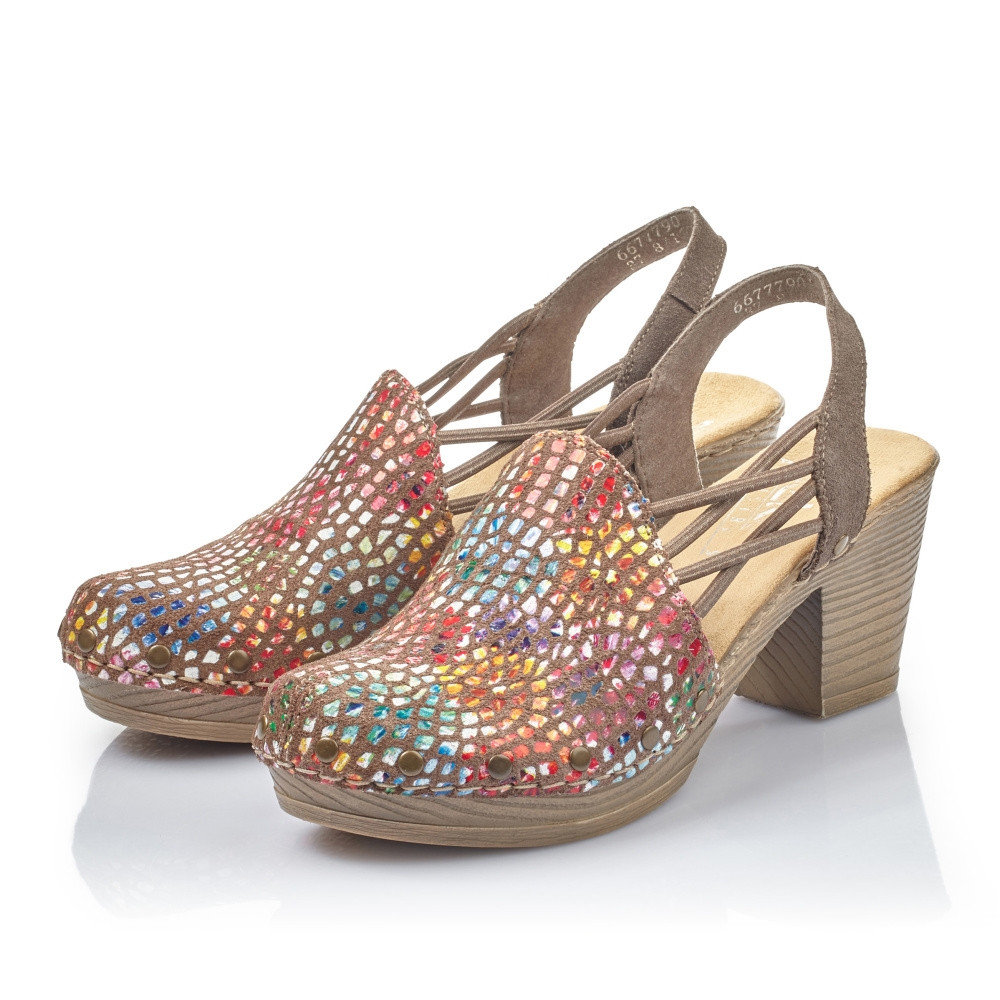 detail Dámské sandály RIEKER RIE-10201042-S3 multicolor