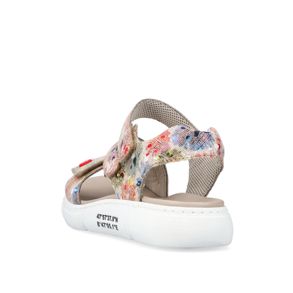 detail Dámske sandále RIEKER 68970-90 multicolor S2
