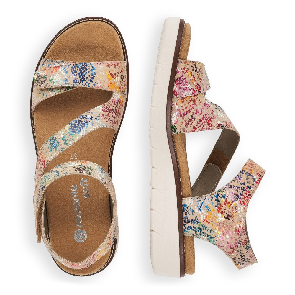 detail Dámské sandály REMONTE RIE-10201054-S2 multicolor