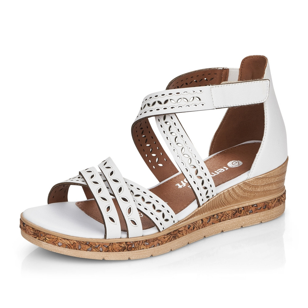 detail Dámské sandály REMONTE RIE-10201076-S2 bílá