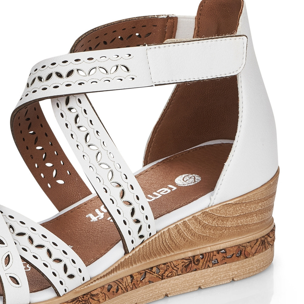 detail Dámské sandály REMONTE RIE-10201076-S2 bílá