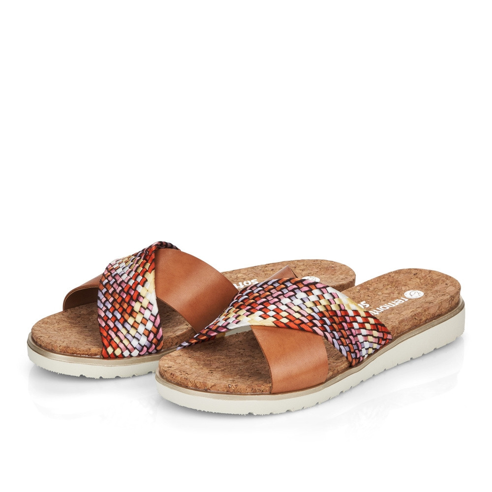 detail Dámské nazouváky REMONTE RIE-10201096-S2 hnědá