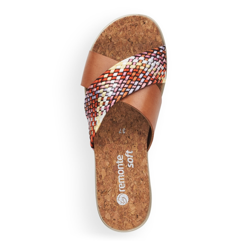 detail Dámské nazouváky REMONTE RIE-10201096-S2 hnědá