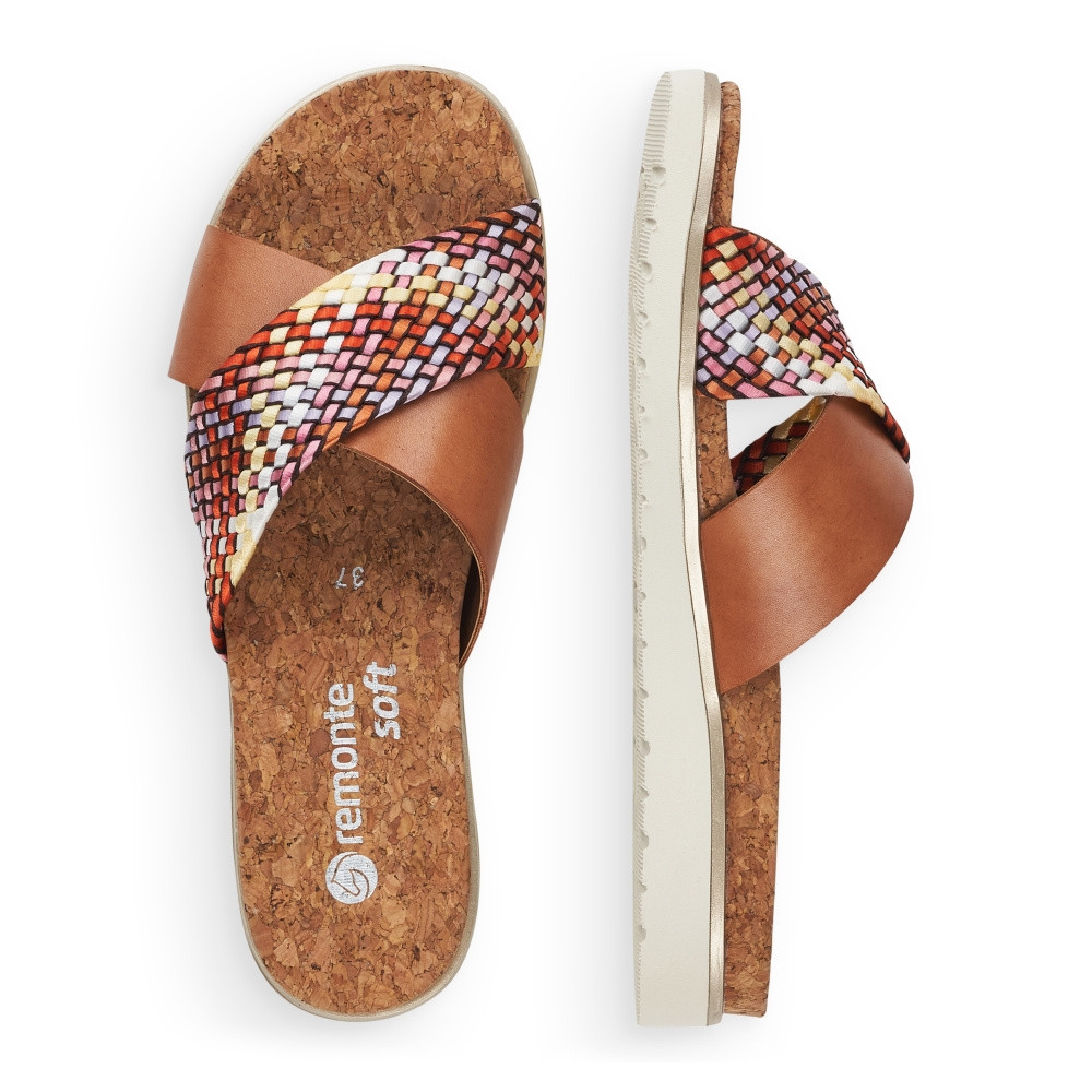 detail Dámské nazouváky REMONTE RIE-10201096-S2 hnědá