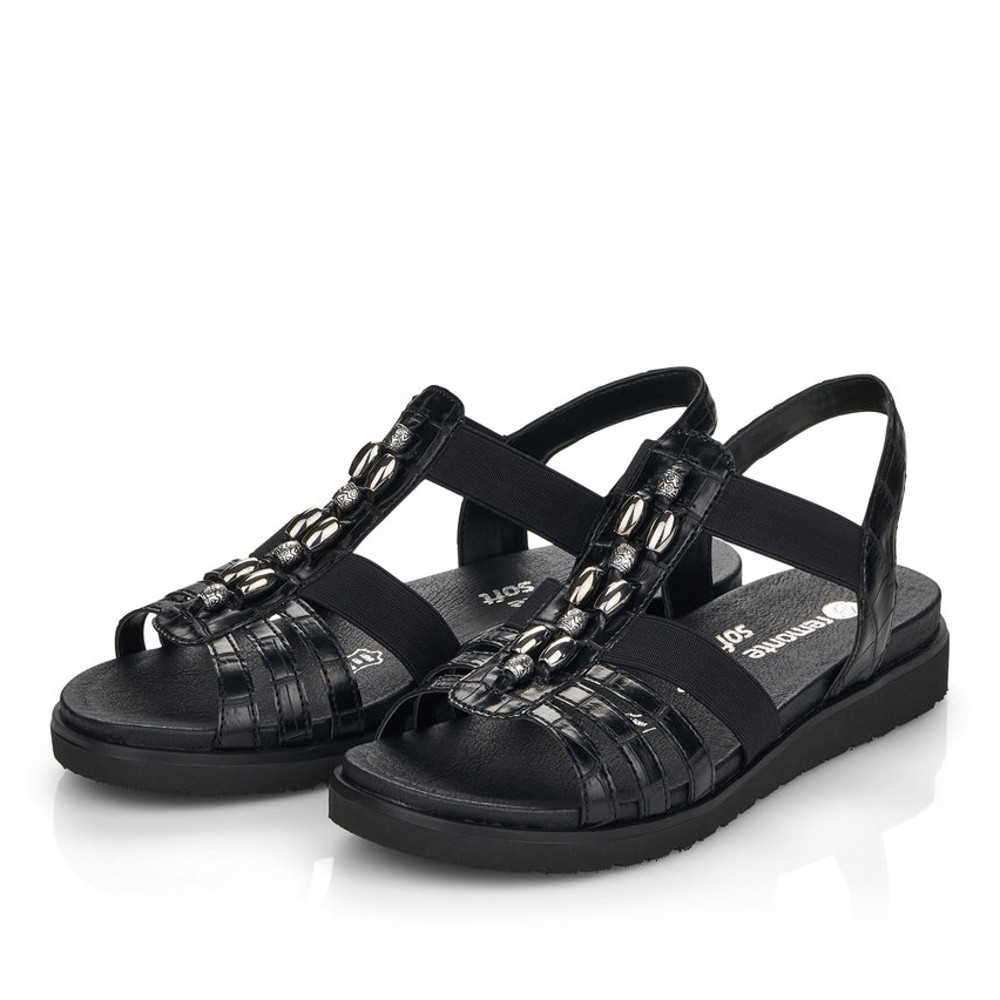 detail Dámské sandály REMONTE RIE-10201097-S2 černá