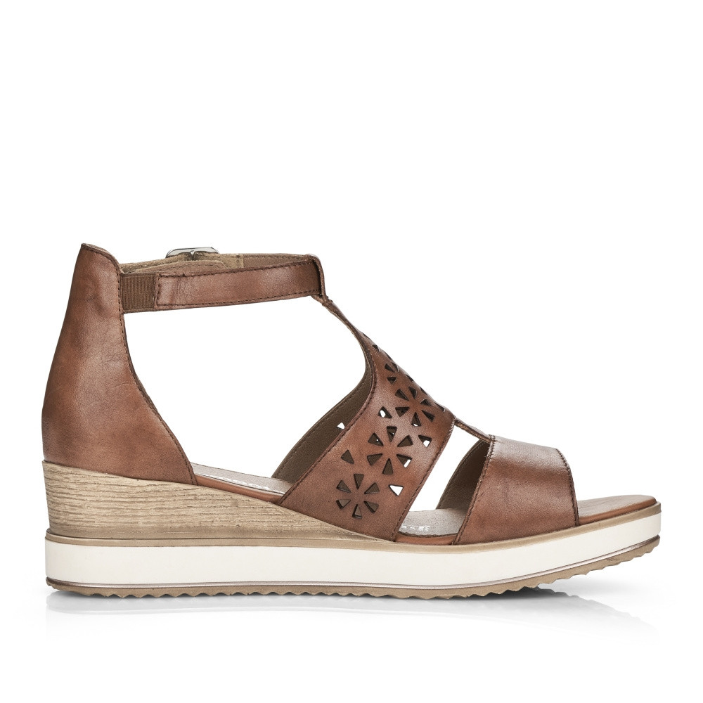 detail Dámské sandály REMONTE D6450-24 hnědá S2