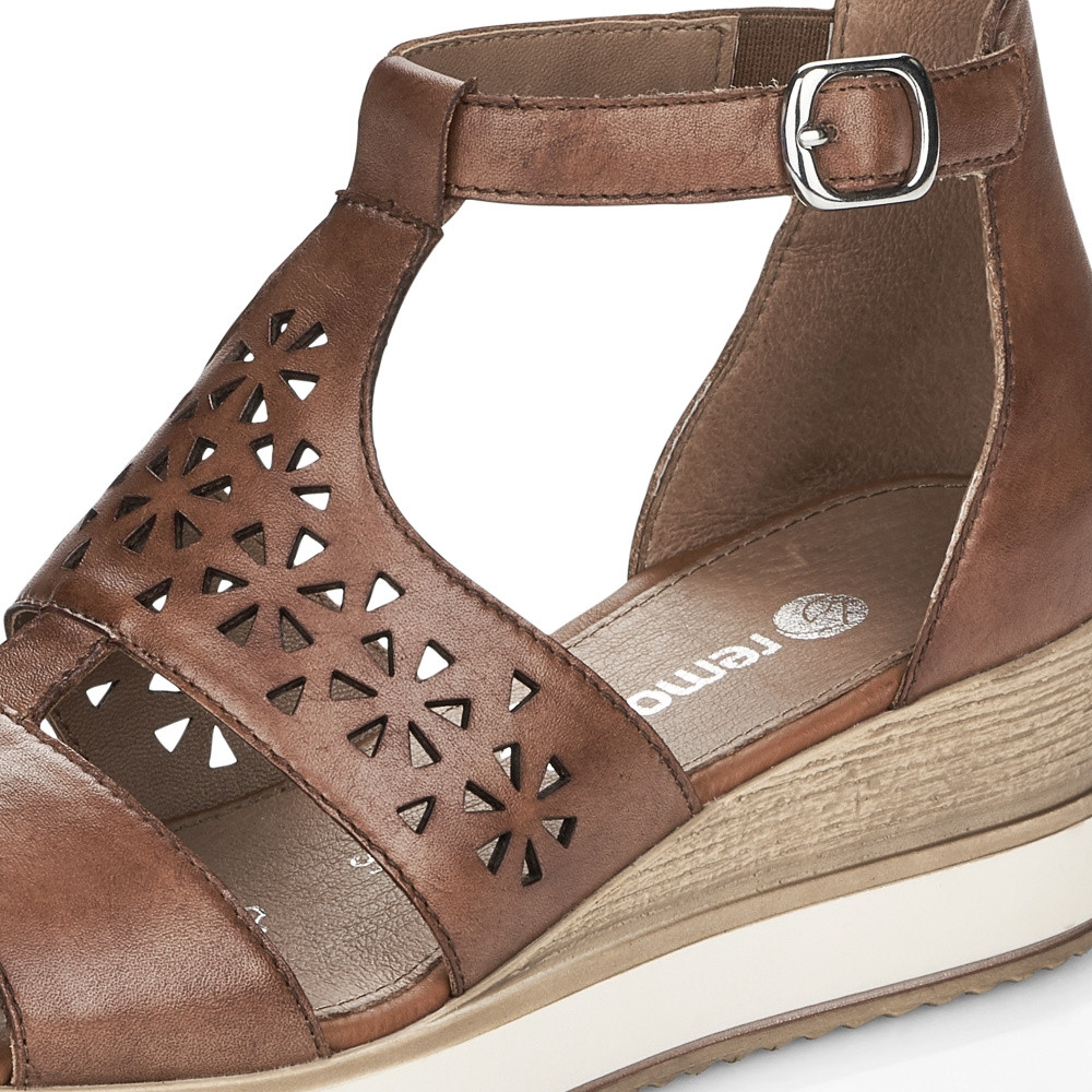 detail Dámské sandály REMONTE D6450-24 hnědá S2