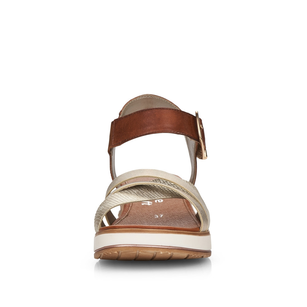 detail Dámské sandály REMONTE D6454-90 hnědá S2