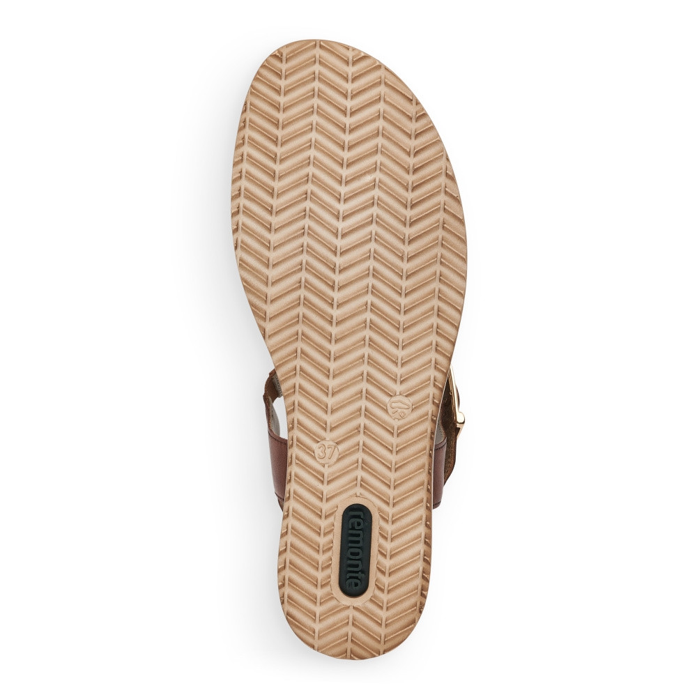 detail Dámské sandály REMONTE D6454-90 hnědá S2