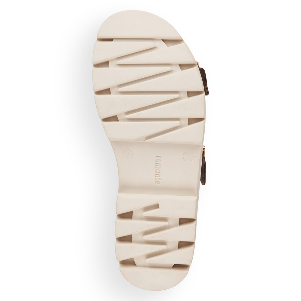 detail Dámské nazouváky REMONTE D7953-24 hnědá S2