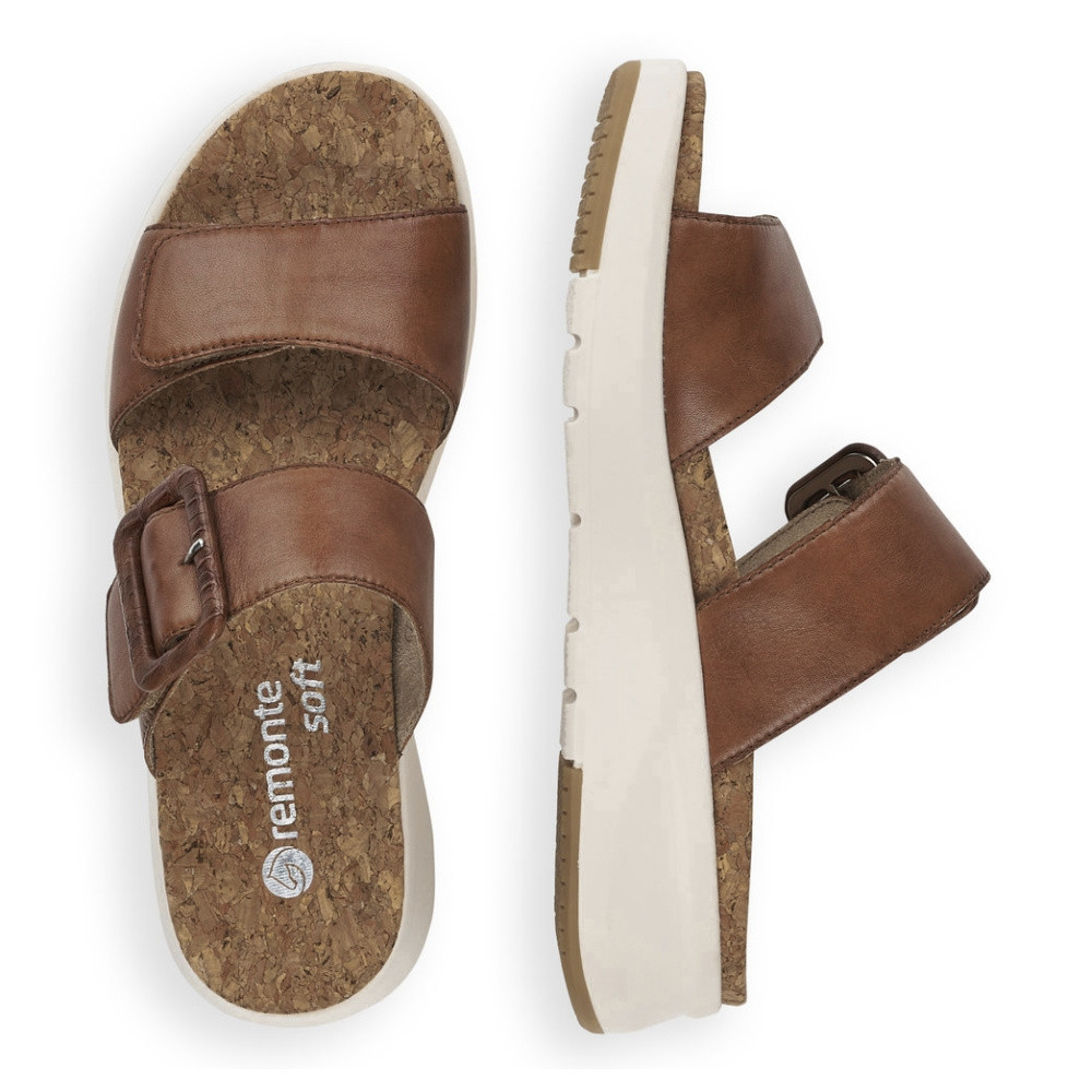 detail Dámské nazouváky REMONTE RIE-10201130-S2 hnědá