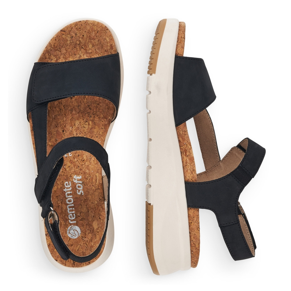 detail Dámské sandály REMONTE D9551-14 modrá S2