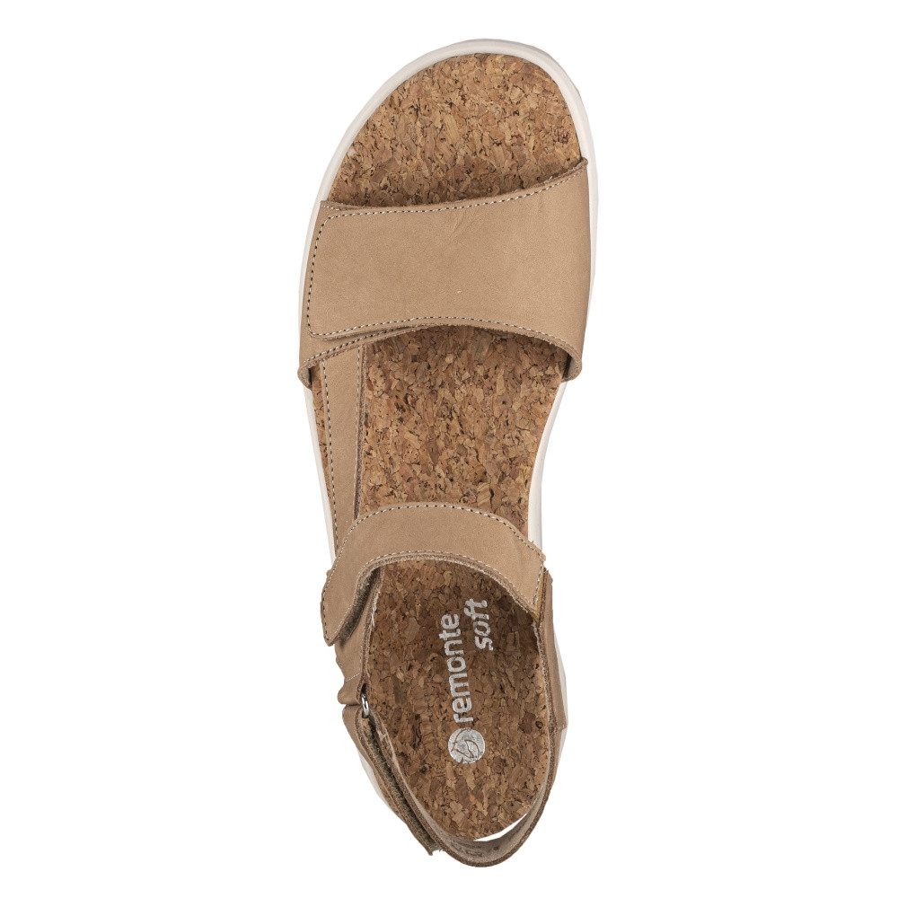 detail Dámské sandály REMONTE D9551-60 béžová S2