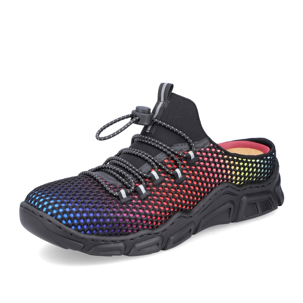 detail Dámské nazouváky RIEKER RIE-10201136-S2 černá