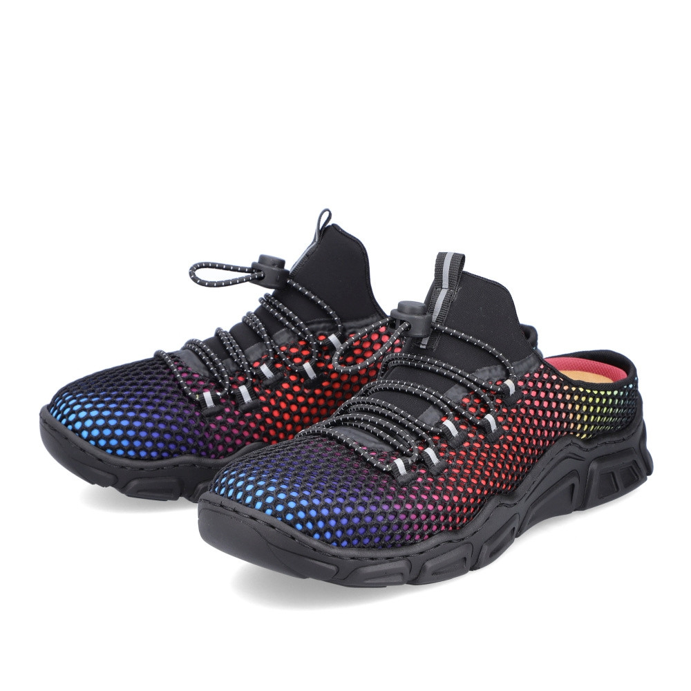 detail Dámské nazouváky RIEKER RIE-10201136-S2 černá