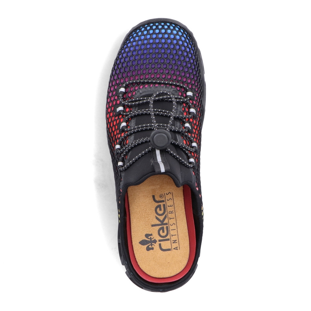 detail Dámské nazouváky RIEKER RIE-10201136-S2 černá