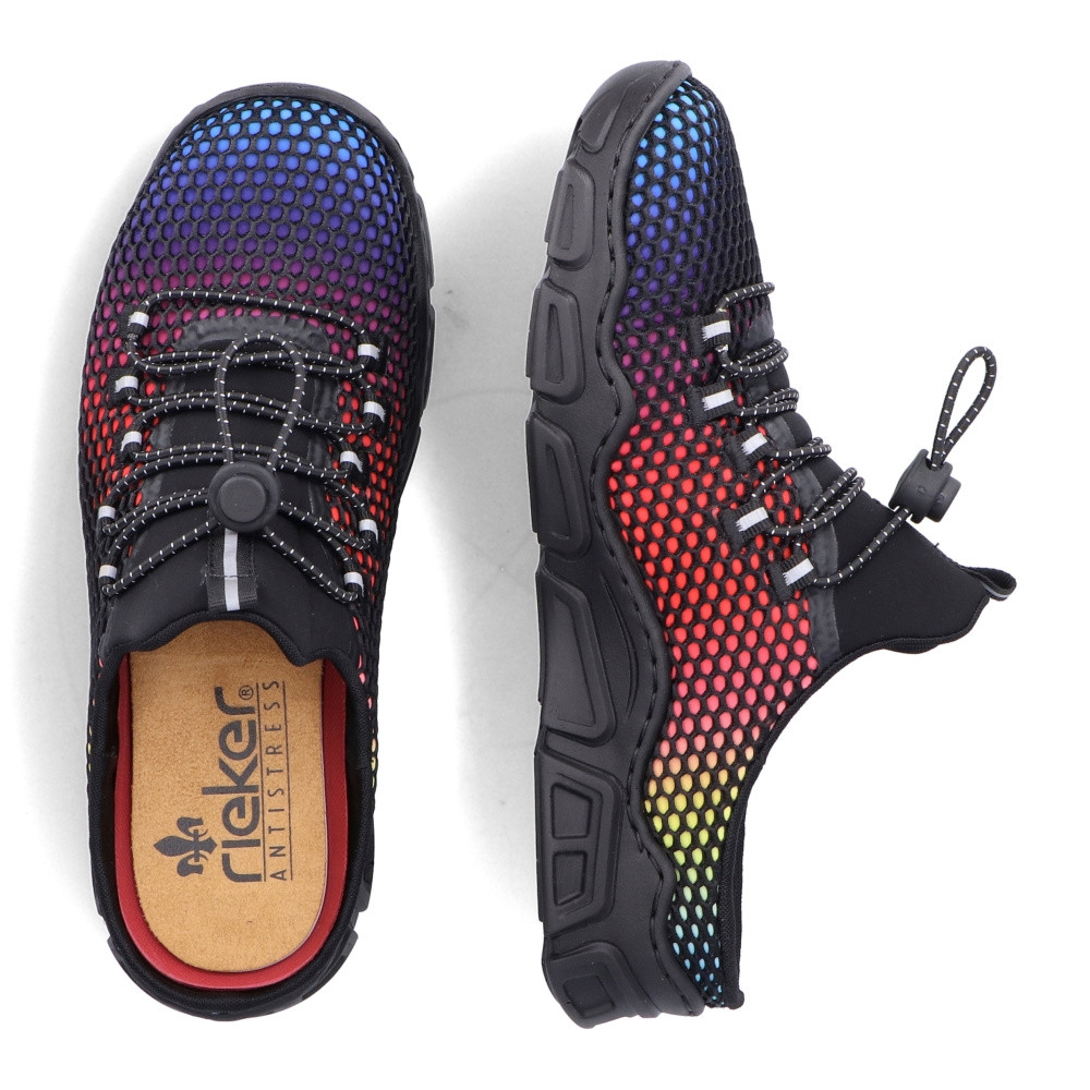 detail Dámské nazouváky RIEKER RIE-10201136-S2 černá