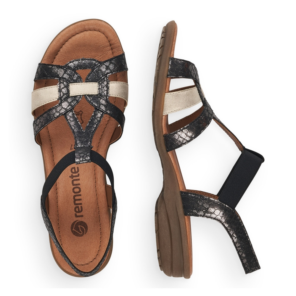 detail Dámské sandály REMONTE R3664-02 černá S2