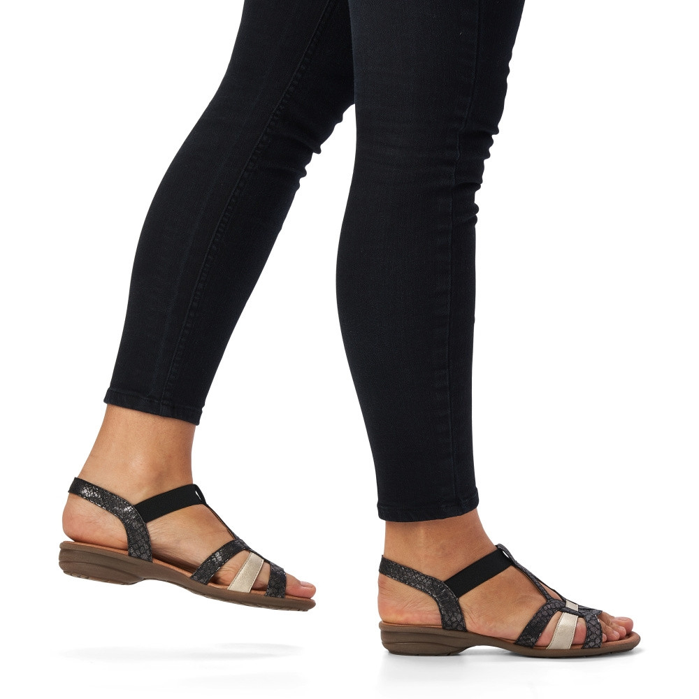 detail Dámské sandály REMONTE R3664-02 černá S2