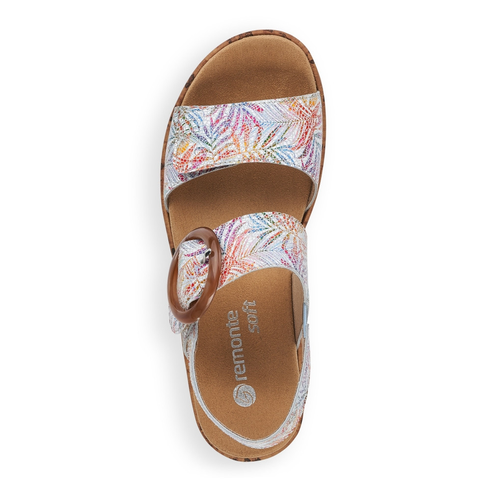 detail Dámské sandály REMONTE R6853-91 multicolor S2