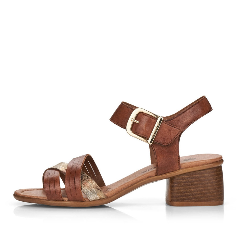 detail Dámské sandály REMONTE R8766-24 hnědá S2