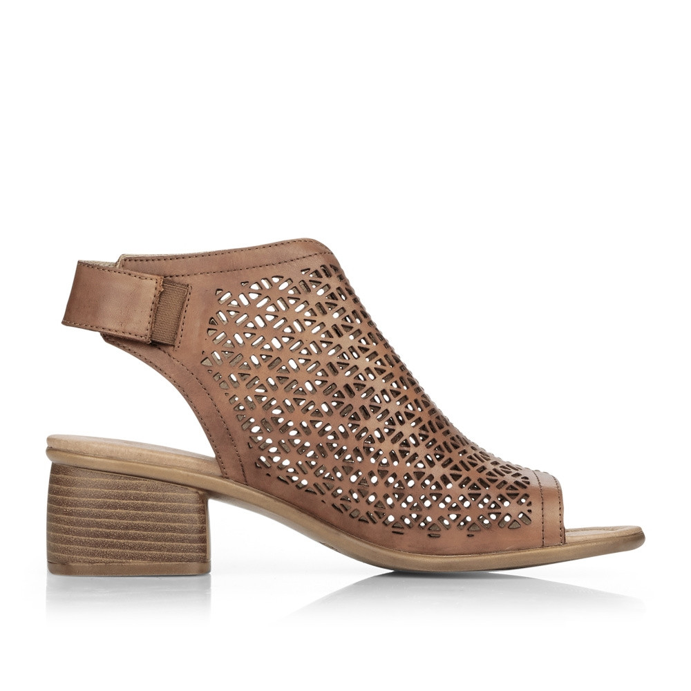 detail Dámské sandály REMONTE RIE-10201172-S2 hnědá