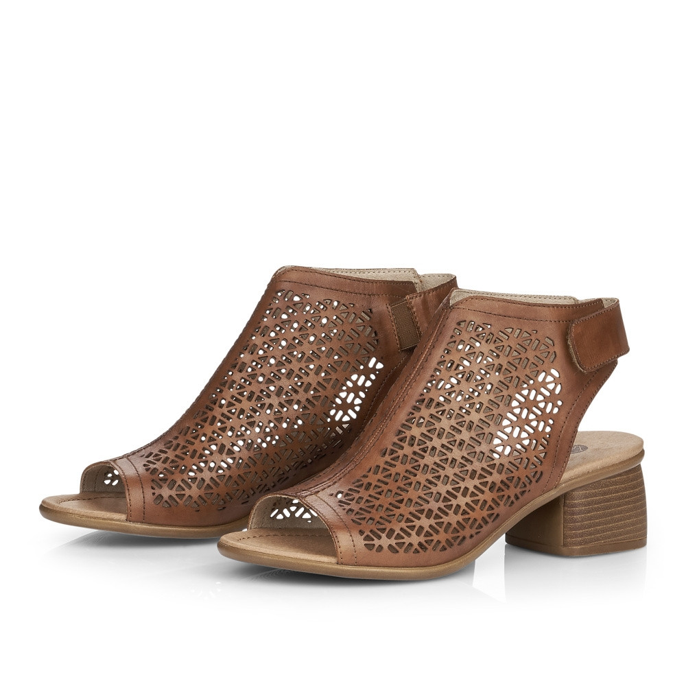 detail Dámské sandály REMONTE RIE-10201172-S2 hnědá