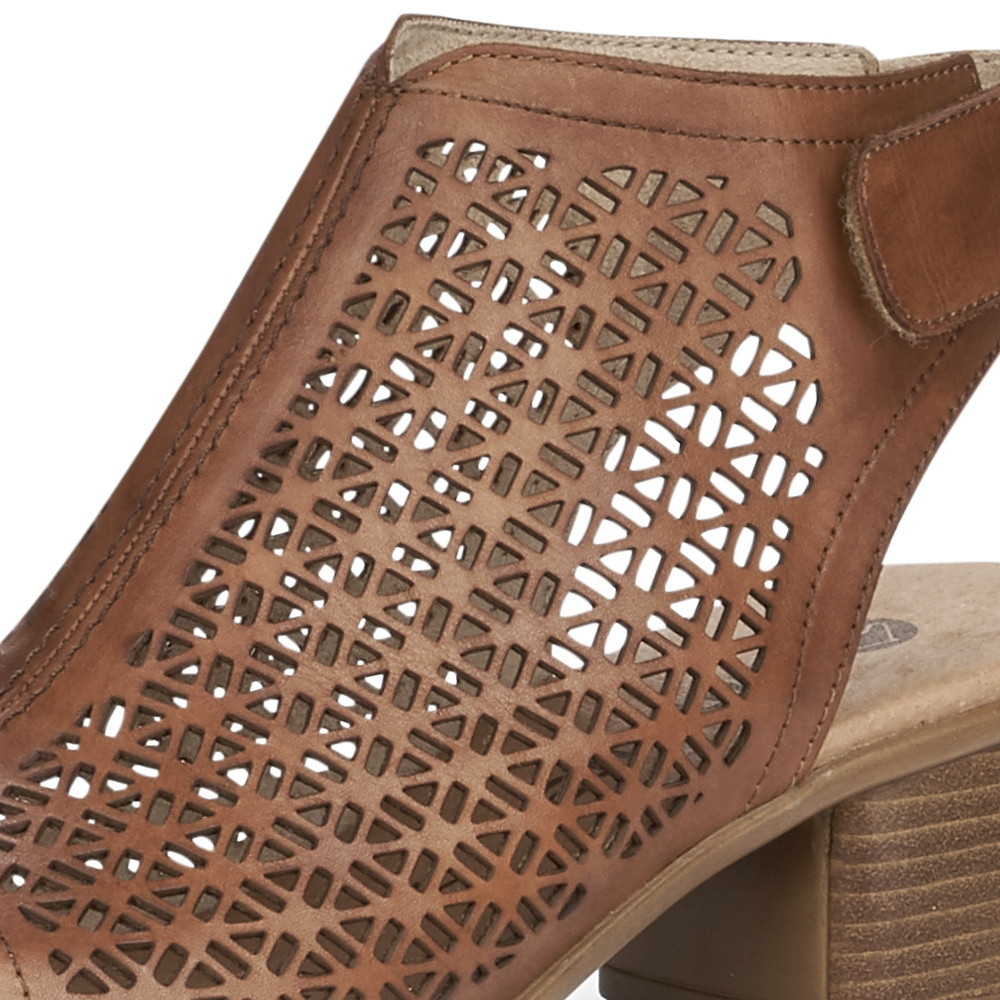 detail Dámské sandály REMONTE RIE-10201172-S2 hnědá