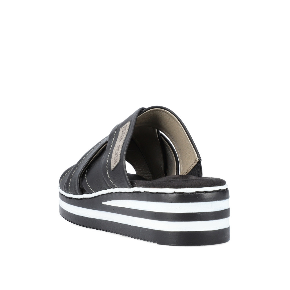 detail Dámské nazouváky RIEKER V0250-00 černá S2