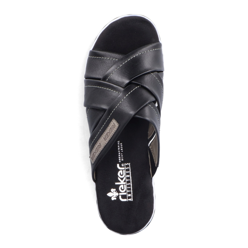 detail Dámské nazouváky RIEKER V0250-00 černá S2