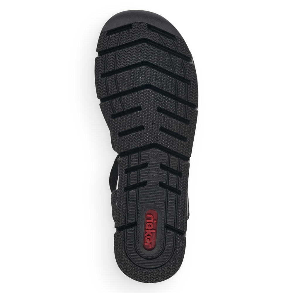 detail Dámské sandály RIEKER V20L4-00 černá S3