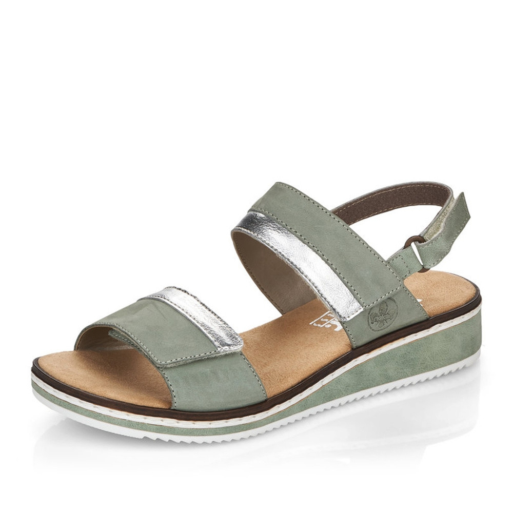 detail Dámské sandály RIEKER RIE-10201184-S2 zelená