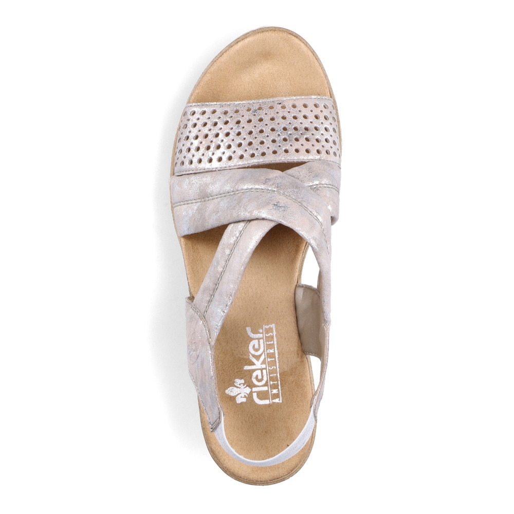 detail Dámské sandály RIEKER V3888-90 růžová S2