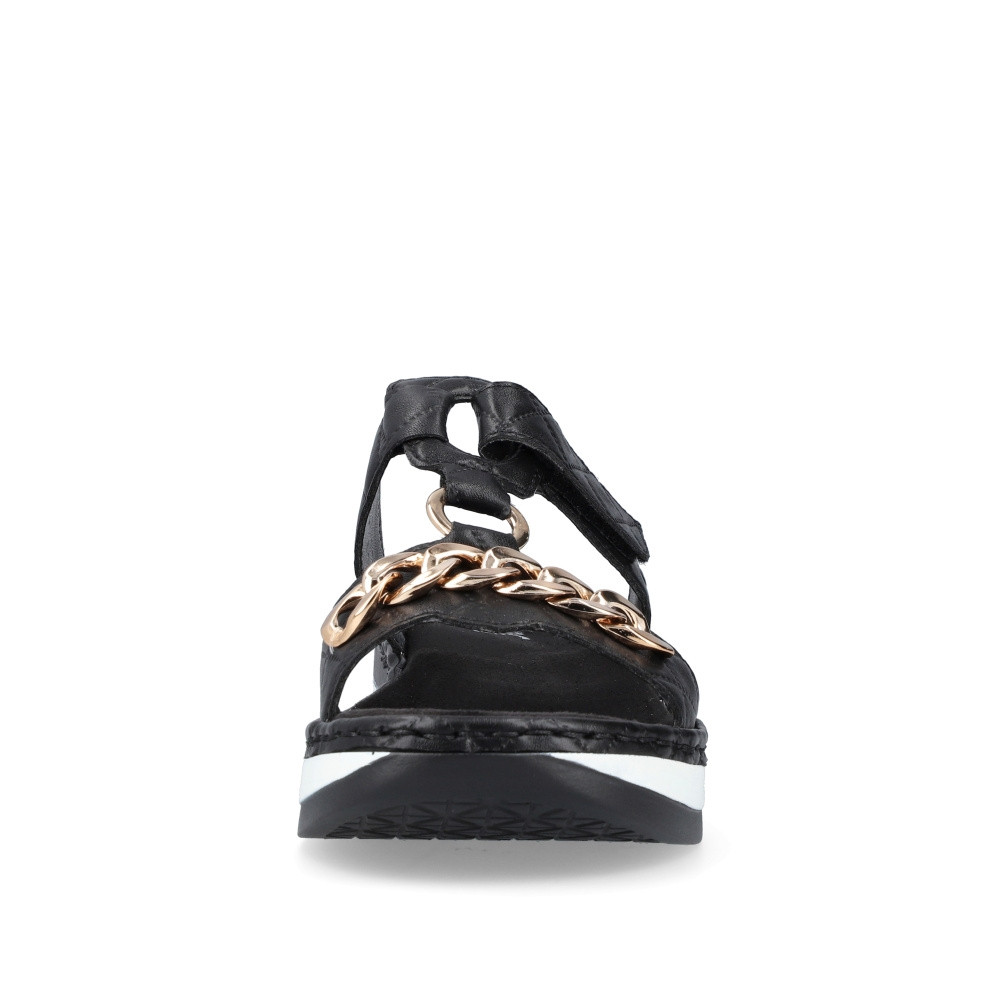 detail Dámské nazouváky RIEKER RIE-10201193-S2 černá